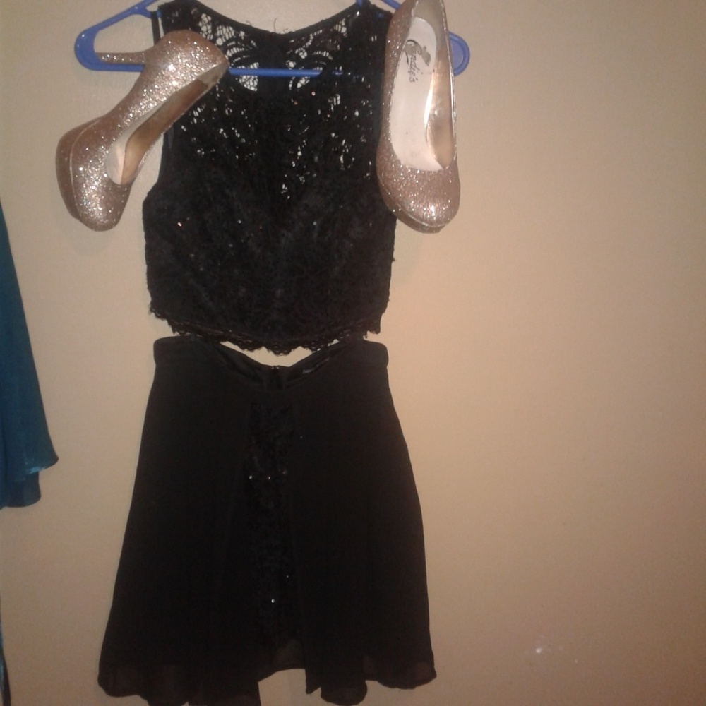 black 2 peice dress
